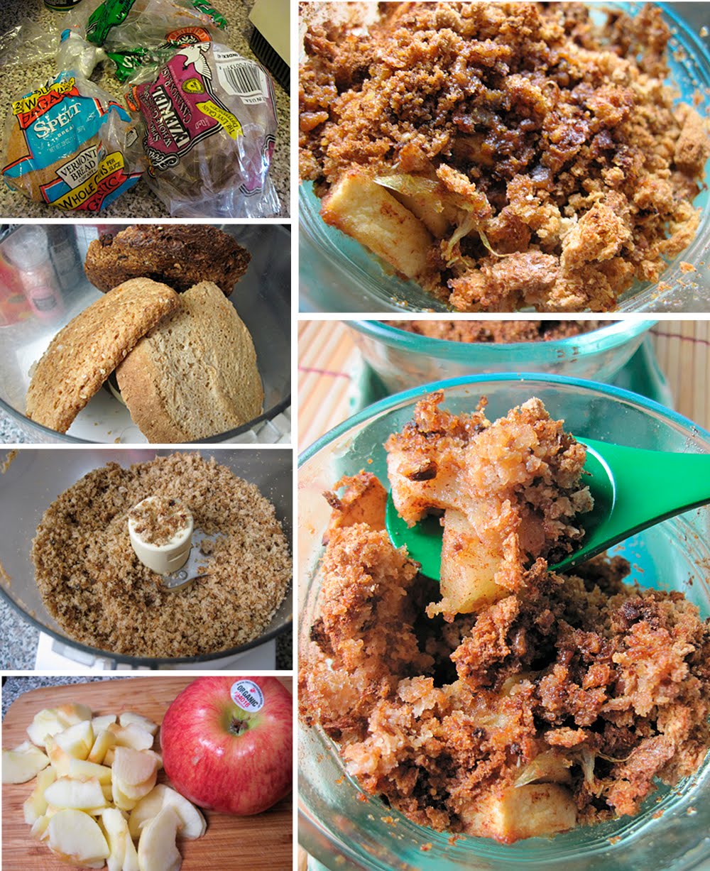 Pots & Dishes Make a Brown Betty dessert using left over bread!