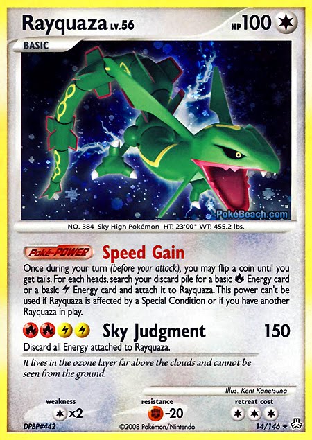 Pokemon Card Rayquaza