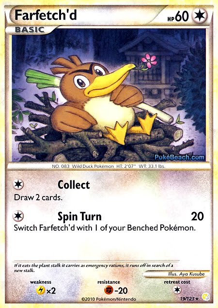 I hope this isn't an Electrode, because I need a Master Ball - Daily Pokemon  Review Day 35 - Farfetch'd and Sirfetch'd When it comes to forgotten and  discared pokemon, Farfetch'd was
