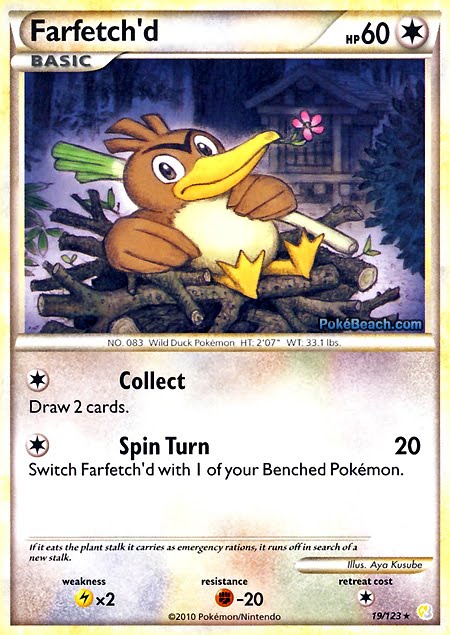 Farfetch'd KSS 25  Pokemon TCG POK Cards