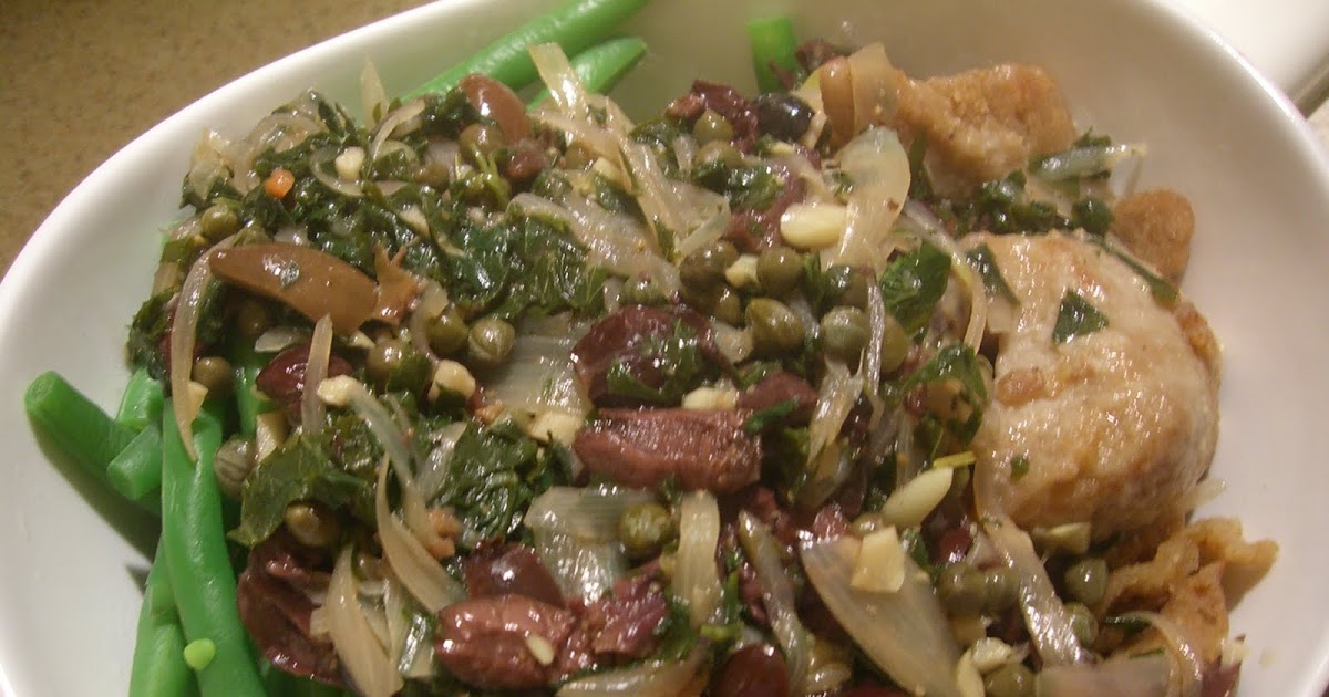 Vegan Recipes A Trial and Error Approach Seitan Piccata With Olives