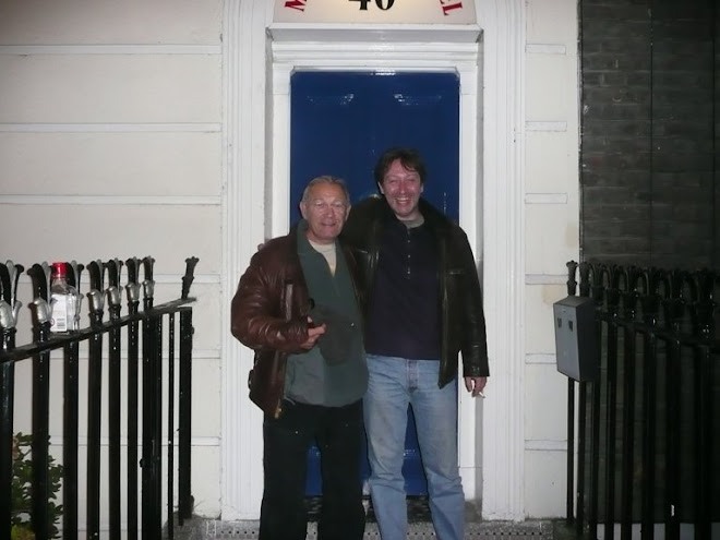 Pat & his brother Tony, last night in London