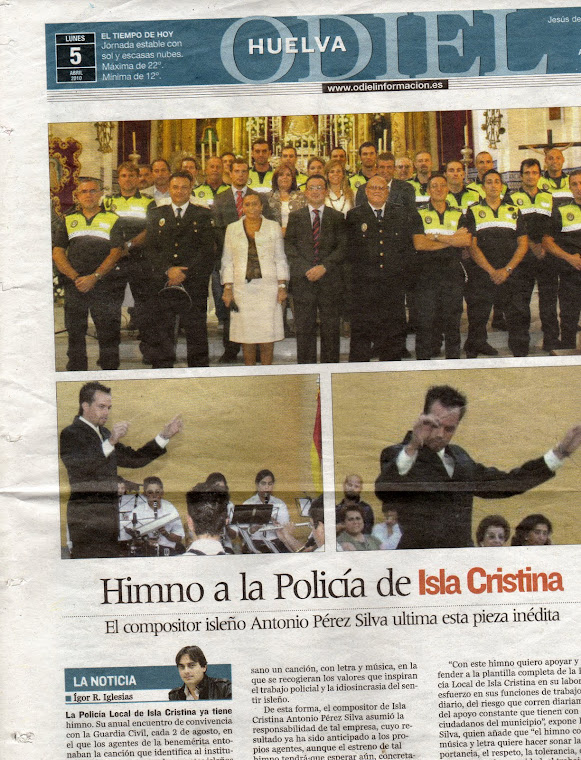 Himno a la Policía Local de Isla Cristina