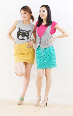 Fashion of Short Skirts in Western and Asian Countries