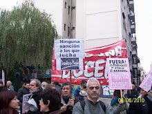 Acto en repudio al Tribunal de Ética