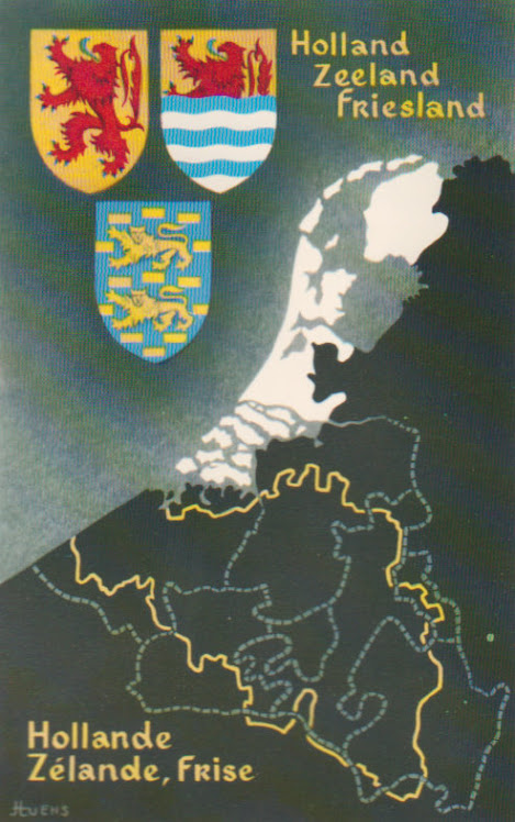 Het wapen van Holland-Zeeland-Friesland