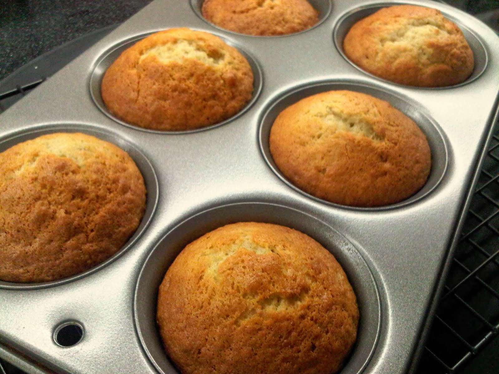 the batter baker Banana Cake Muffins