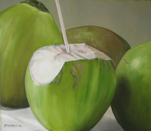 fresh coconut water.