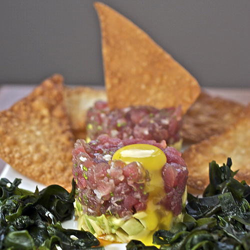 Javaholic Tuna Tartare with Kaffir Lime Leaves