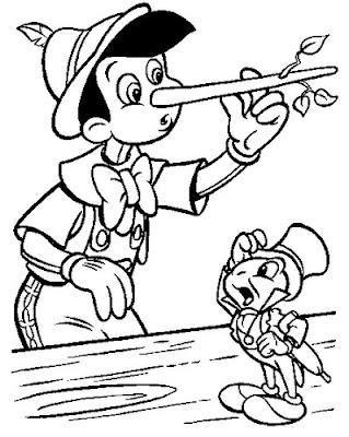 pinóquio desenhos para colorir