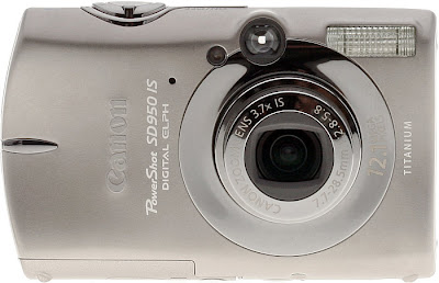 Canon SD 950 IS - titanium body