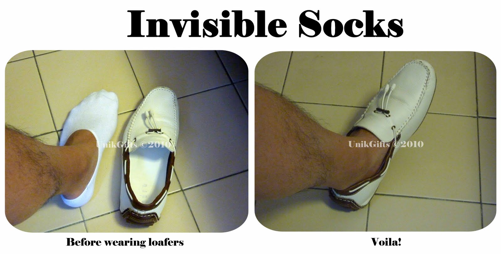 MO Invisible socks for MEN (perfect for loafers!)