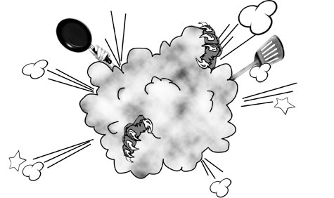 Cartoon Guys Fighting