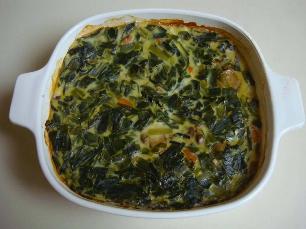 Home Cooking Experiment Chinese chive egg pie