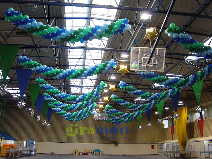 Decoración con globos de Giramón
