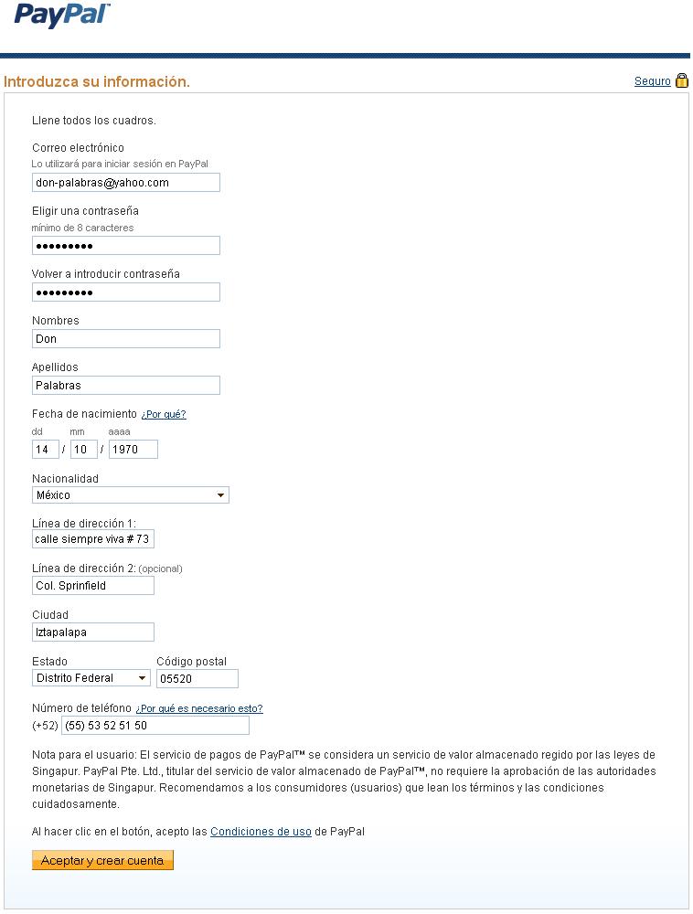 CREAR TU CUENTA PAYPAL visual data 7