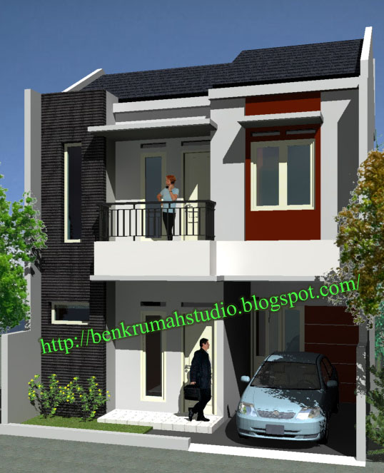 Design Rumah Model 2010 - tampak depan)