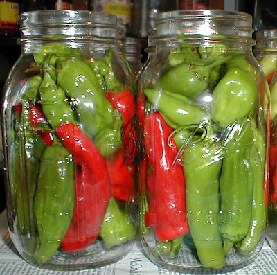 Pickled pepperoncini peppers