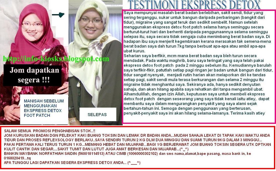 TESTIMONI TERBARU EKSPRESS DETOX !!