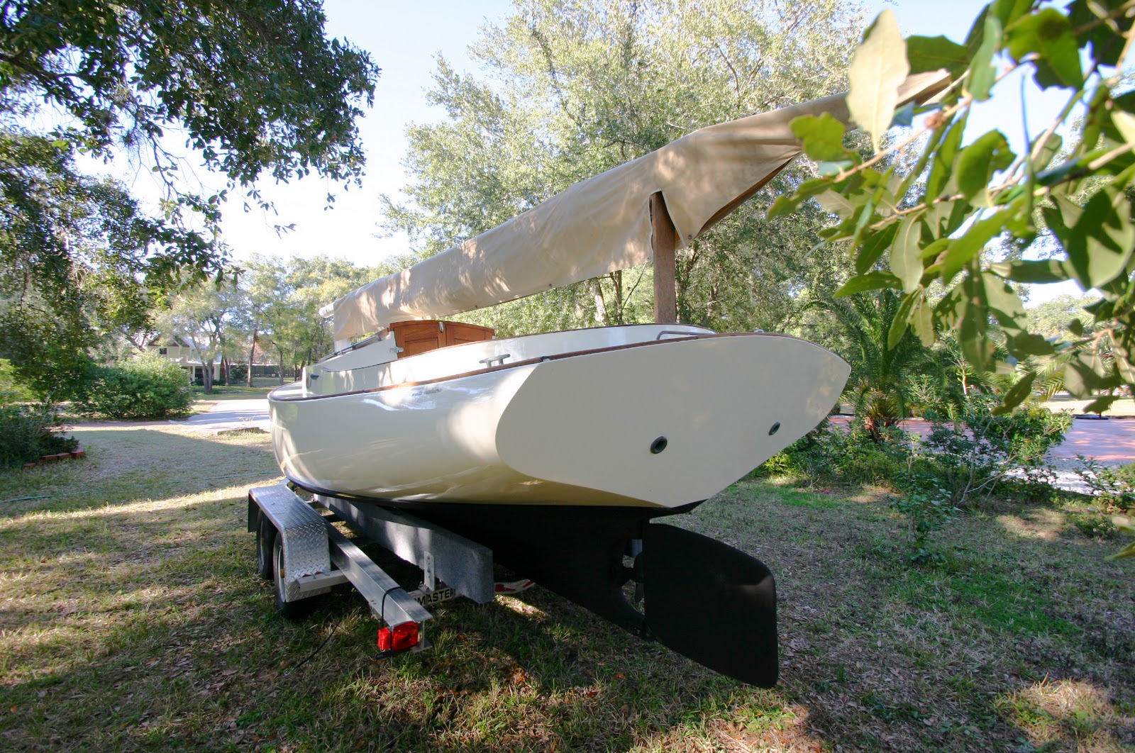 The "Salty" Yacht Project Blog Legnos Mystic 20 Cat Boat for sale