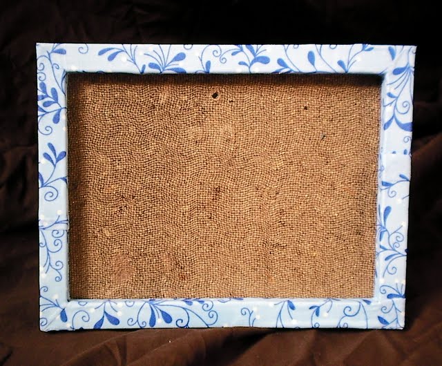 Fabric Covered Frame Tutorial Housewife Eclectic