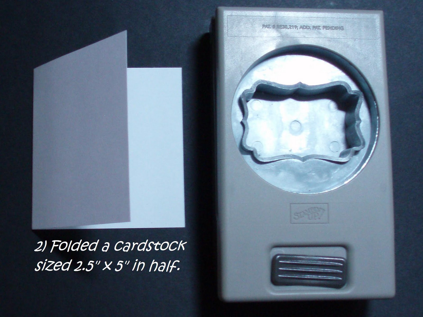 Create with Seongsook Gift Tags made with a decorative label punch