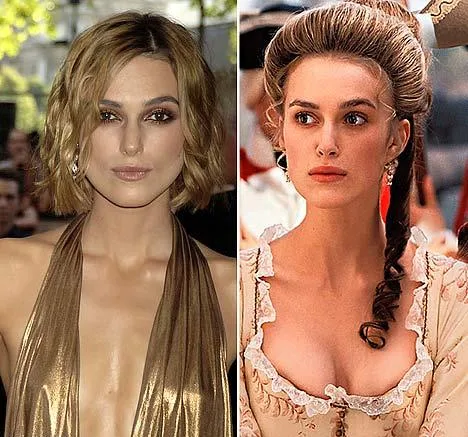 secrets of Keira Knightley seemingly versatile cleavage