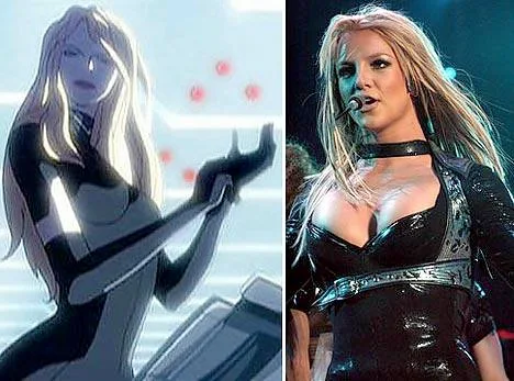Britney appears in animated form for her new video Break the Ice