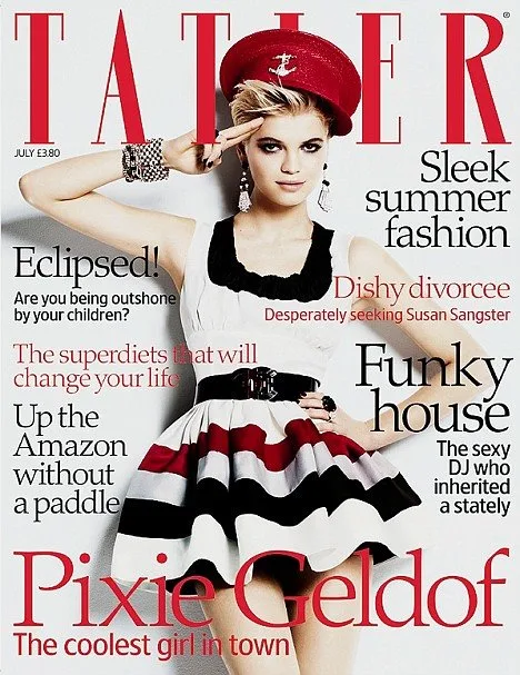 Tatler cover girl Pixie Geldof