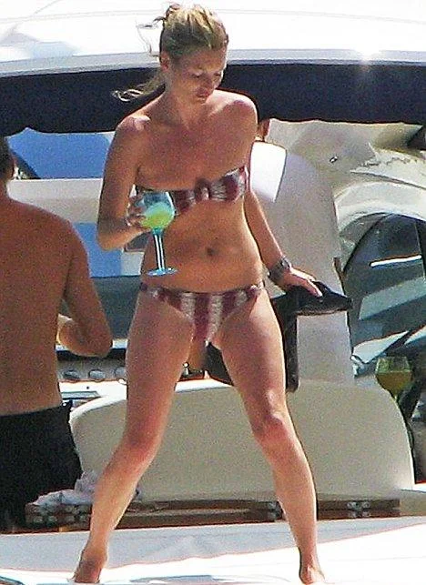 Kate Moss soaked up the sun
