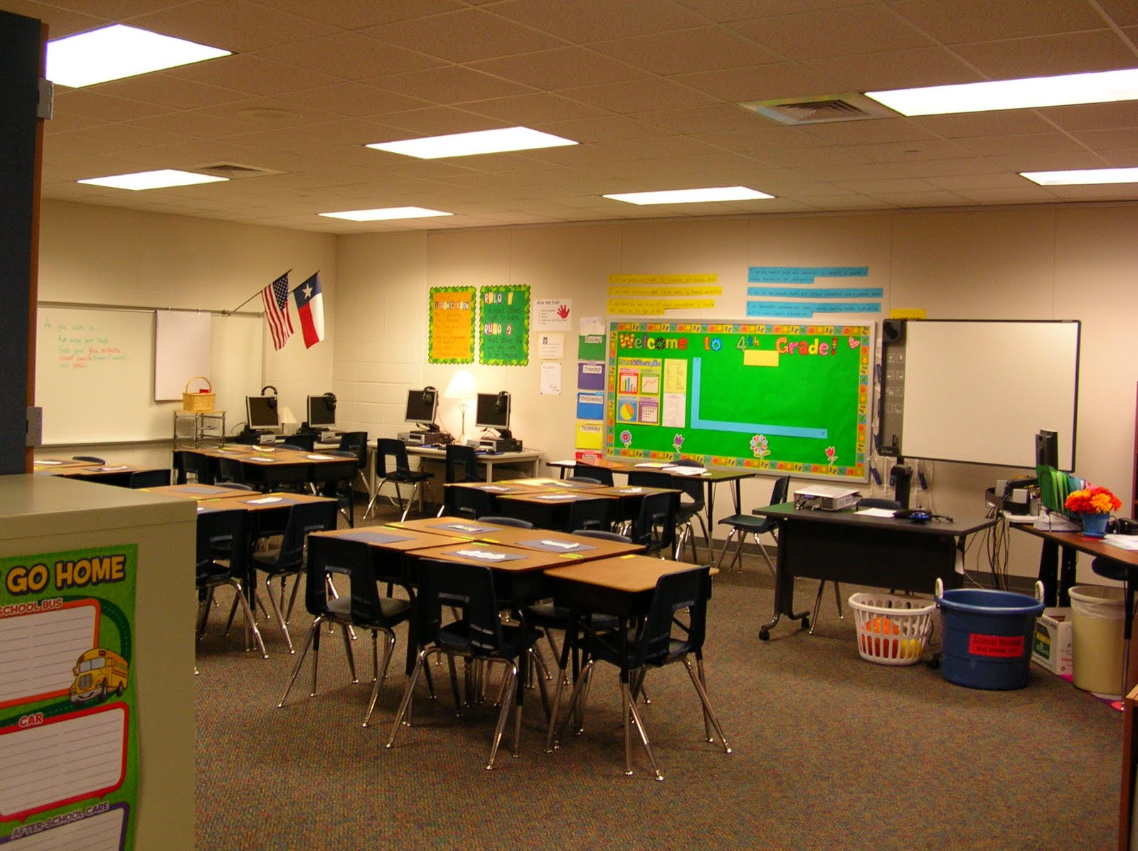 classroom table arrangement