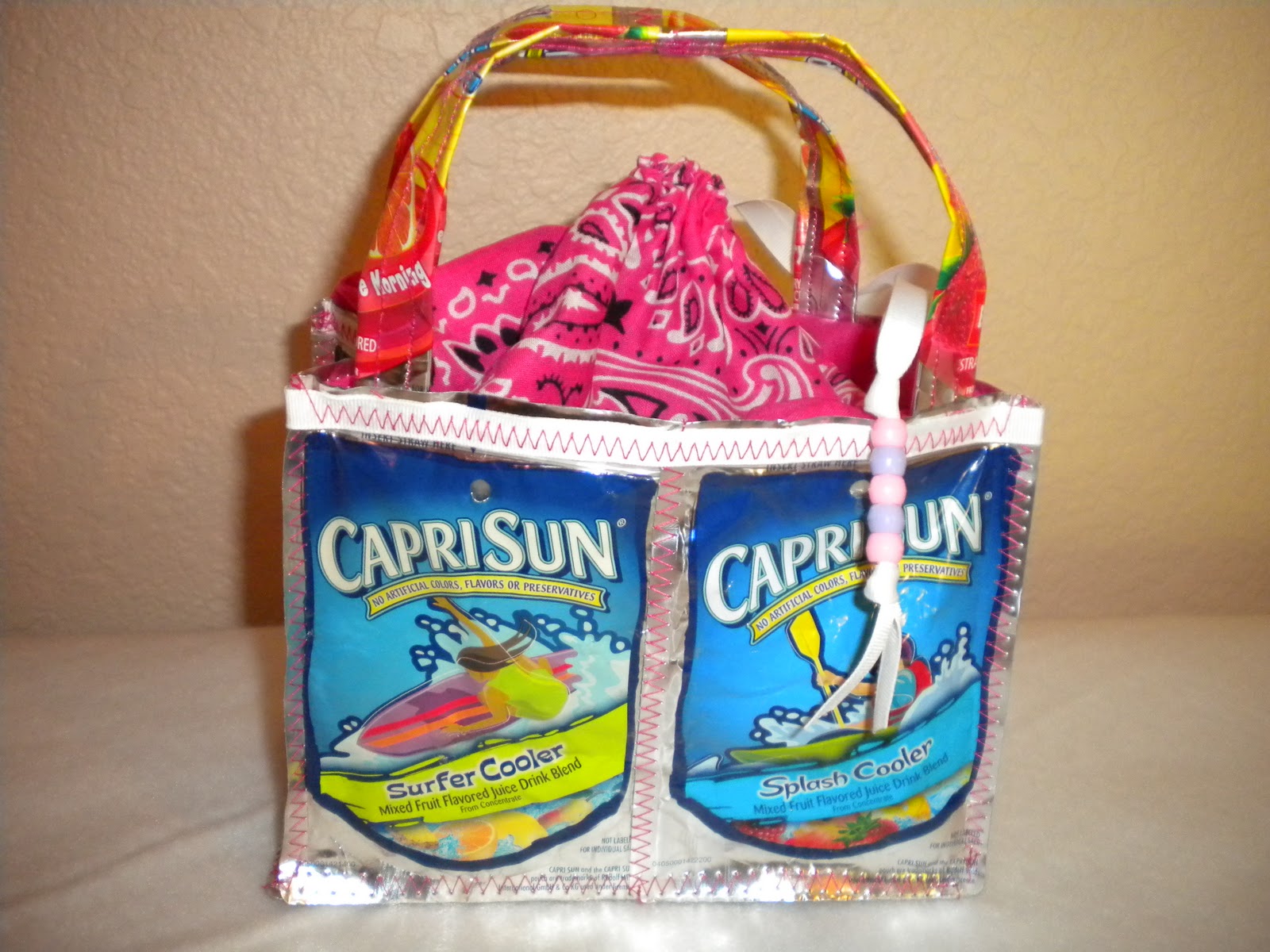 Good, Bad and Crafty Blog / 365 Project Juice Pouch Bags...