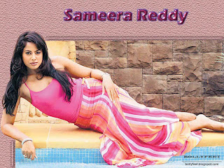 Sameera Reddy - Bollywood Telugu actress barefoot wallpaper