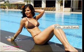 Indian model and actress Urvashi Sharma in bikini