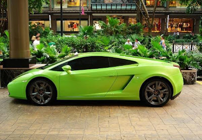 Lime Green Ferrari