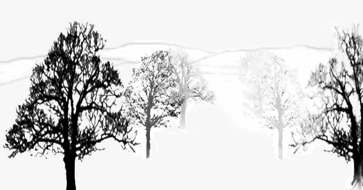 The Helpful Art Teacher: Atmospheric Perspective continued... trees in