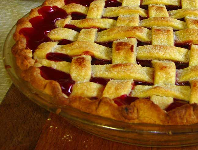 Cherry Lattice Pie