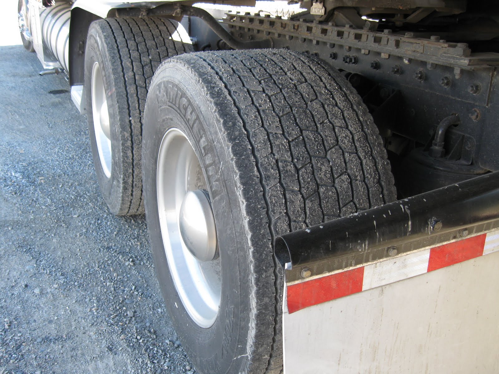 Modern big rig tires - Truck Aftermarket / Resin / 3D Printed - Model