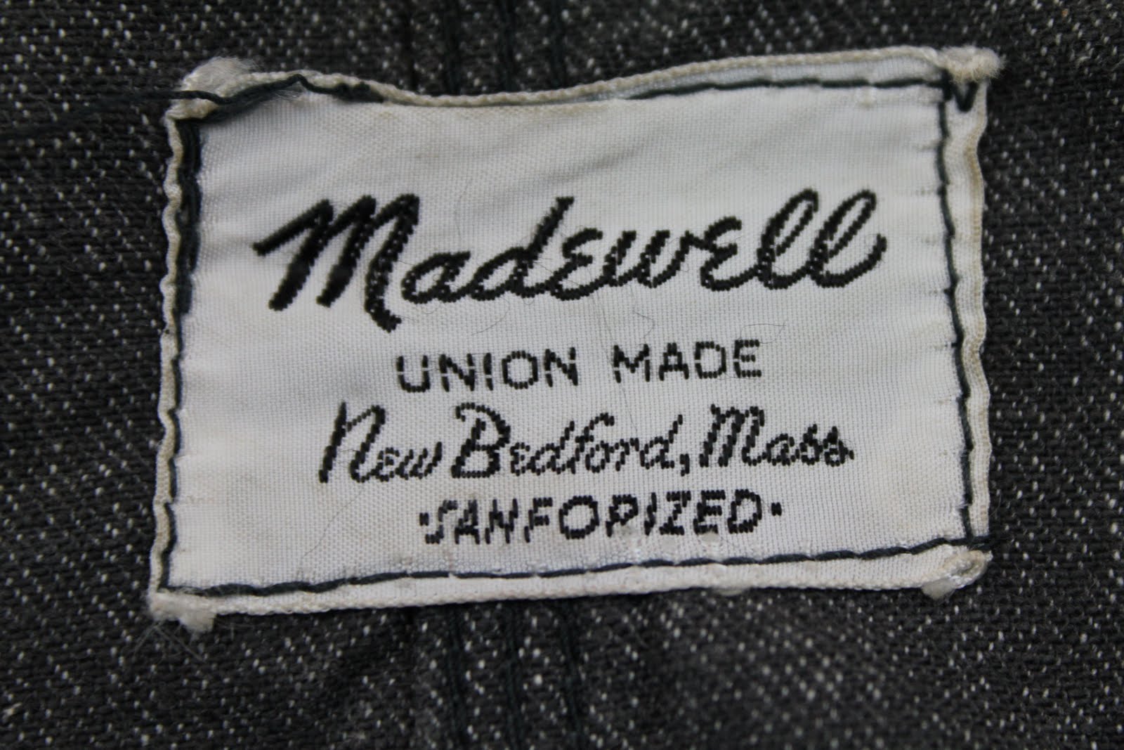 Vintage Workwear Madewell Mfg Co