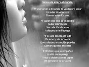 ¡Hola! ¿Saben? Hace unos instantes me puse a componer un pensamiento . (versos de amor distancia)