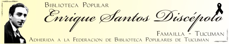 Biblioteca Popular Enrique Santos Discépolo