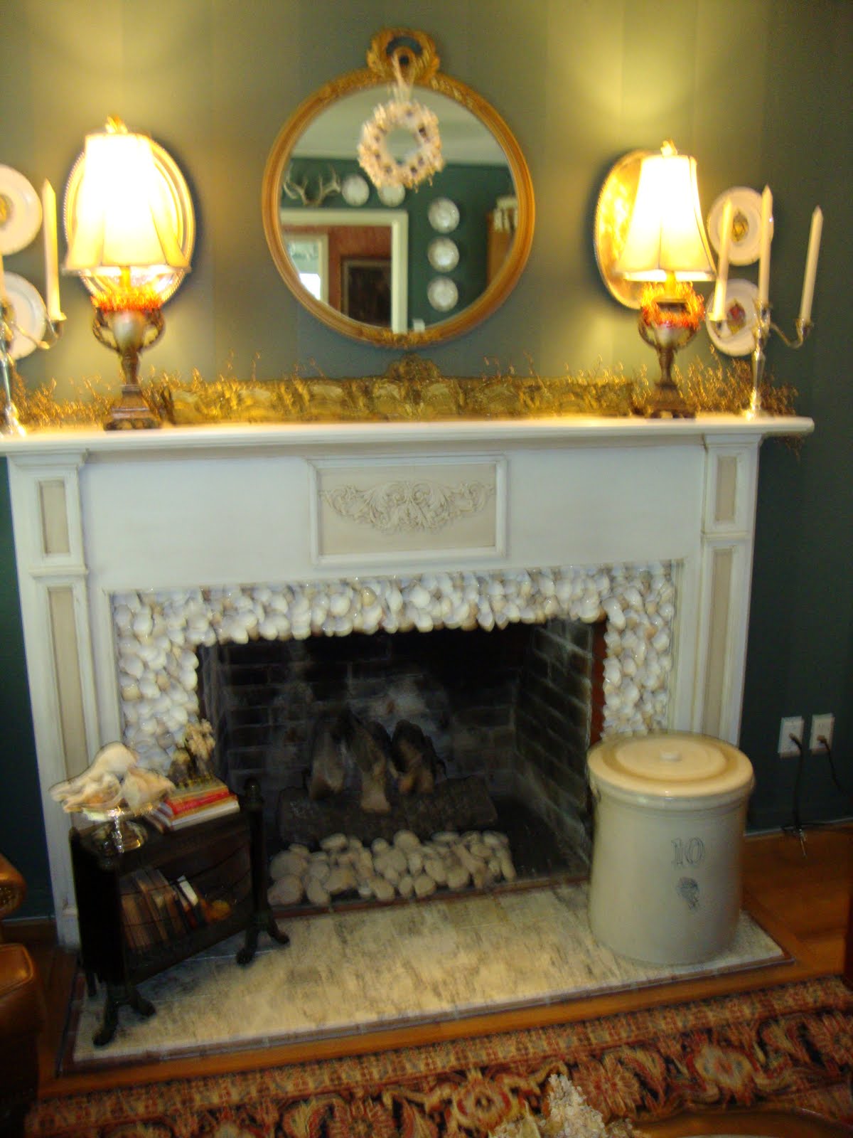  shelled fireplace
