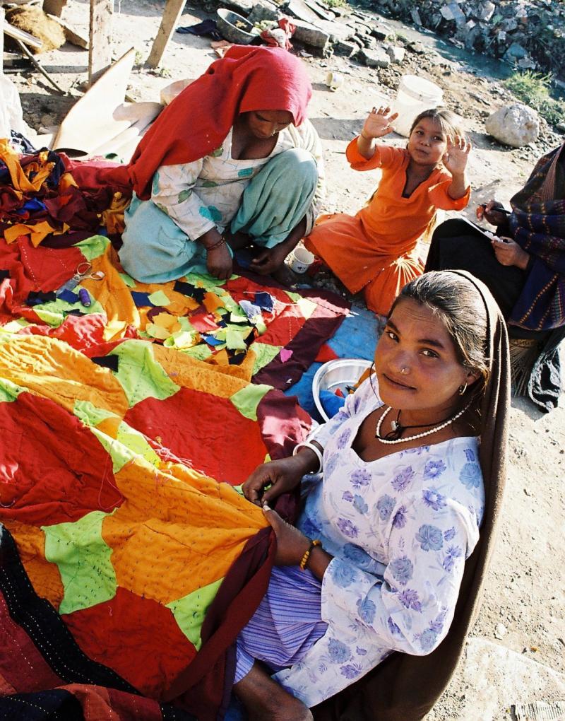 Priscilla Kibbee Quilts for Kids in Kathmandu Nepal