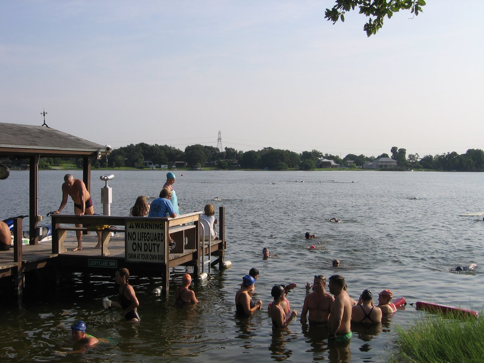 100Triathlons Lucky's Lake Swim