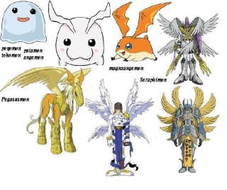 Patomon Digivolutions
