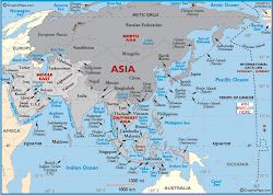 Map of Asia