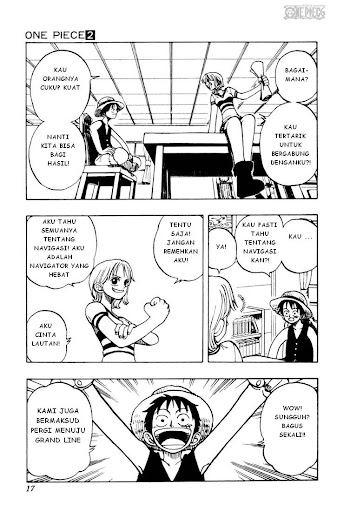 Baca Manga, Baca Komik, One Piece Chapter 9, One Piece 9 Bahasa Indonesia, One Piece 9 Online