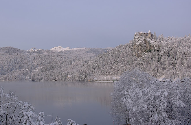 castle and the biggest mountin in slovenia TRIGLAV