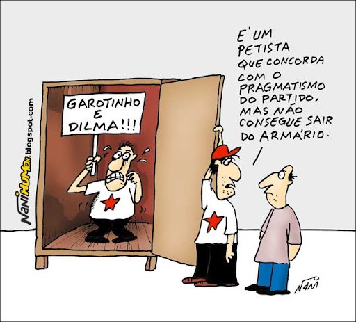 O pragmatismo do PT. garotinho e dilma