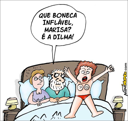 Dilma, a boneca inflável do Lula
